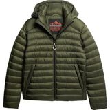 Superdry Hooded Fuji Sport Padded Jkt Heren Jas - Black