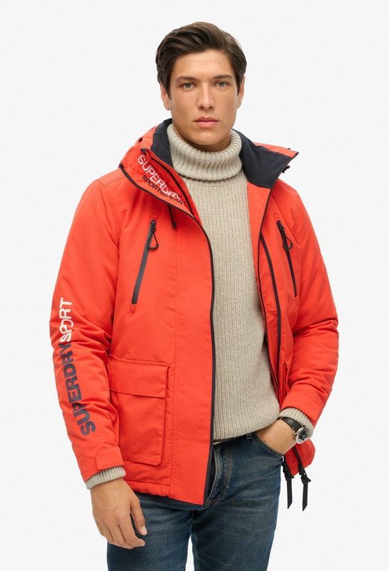 Superdry - M5011822A Windjack - Marineblauw - Polyester