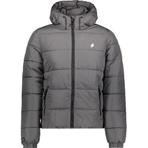 Superdry, Heren, Jassen, Grijs, Maat: 2XL Poliester,