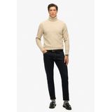 Superdry - Brushed Roll Neck - Gebreide Trui - Grijs - Gerecycled Polyester/Wol/Nylon