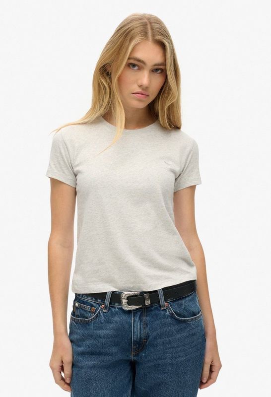 Superdry - 90's Logo - T-shirt - Zwart - 100% Biologisch Katoen