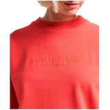 Superdry Embroidered Loose Sweatshirt Roze Vrouw