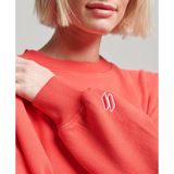 Superdry Embroidered Loose Sweatshirt Roze Vrouw