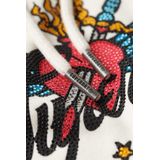 Superdry Trui Tattoo Script Graphic Hoodie 958a Cream Dames