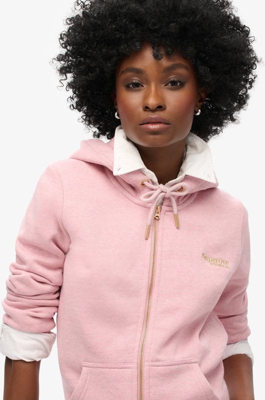 Superdry - Essential Logo - Sweatshirt - Met Rits