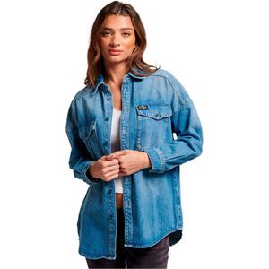 Superdry - Oversized denim shacket - Dames - Shirts