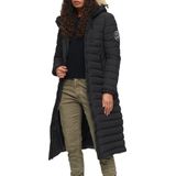 Superdry - W5011565A - Gewatteerde Lange Jas - Zwart - Gerecycled Polyester - Duurzaam