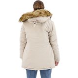 Superdry - Everest Parka - Dames - Gewatteerde Jas - Zwart - Imitatiebont