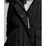 Superdry - W5011576A Everest - Gewatteerd Bomberjack - Zwart - Casual - Polyester