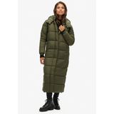 Superdry Ripstop Longline Pufferjack Bruin Vrouw