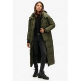 Superdry Ripstop Longline Pufferjack Bruin Vrouw