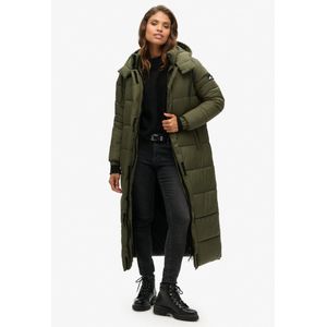 Superdry Ripstop Longline Pufferjack Bruin Vrouw