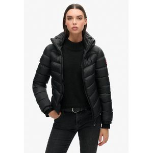 Superdry - Classic Fuji - Gewatteerde Jas - Zwart - Synthetische Isolatie