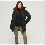 Superdry City Gewatteerde Jas Zwart Vrouw