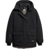 Superdry City Gewatteerde Jas Zwart Vrouw