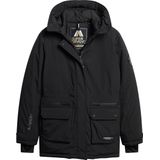 Superdry City Gewatteerde Jas Zwart Vrouw