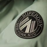 City Padded Parka Jas - Groen - Gewatteerd - Slim Fit