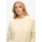 Superdry - Dikke Kabeltrui - Gebreide Trui - Oversized - Ronde Hals, Lange Mouwen