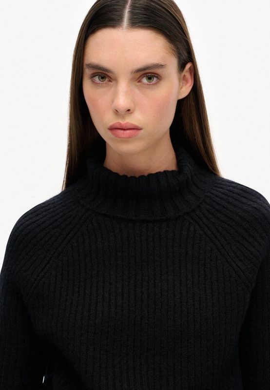 Superdry Essential Rib Trui Beige,Wit Vrouw