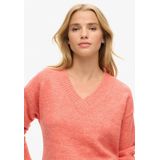 Superdry - Oversized V-halstrui - Wolmengsel - Zwart