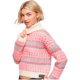 Superdry - W6110526A - Korte Gebreide Trui - Zwart - Casual - Polyamide