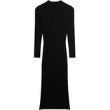 Superdry Backless Bodycon Midi-jurk Met Lange Mouwen