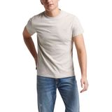 Oat Cream - T-shirt - Slim Fit - Korte Mouwen - Ronde Hals