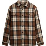 Superdry - Miller Jack Wol Blauw - Heren - Maat M - Modern-fit