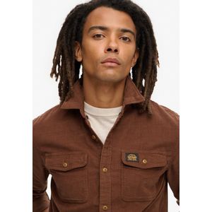 Superdry - Trailsman Cord Overhemd - Groen - Katoen