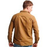 Superdry - Casual Overhemd - Marineblauw - Biologisch Katoen - Lange Mouwen