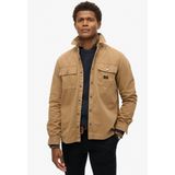 Superdry - Casual Overhemd - Marineblauw - Biologisch Katoen - Lange Mouwen