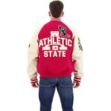 Superdry College Varsity Patched Bomberjack Rood Man