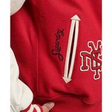 Superdry College Varsity Patched Bomberjack Rood Man