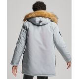 Superdry - Everest Faux Fur Parka - Grijs - Winterjas
