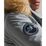 Superdry - Everest Faux Fur Parka - Grijs - Winterjas