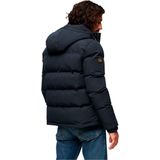 Superdry - M5011743A - Gewatteerd Jack - Bruin - Polyester - Lange Mouwen