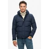 Superdry - M5011743A - Gewatteerd Jack - Bruin - Polyester - Lange Mouwen