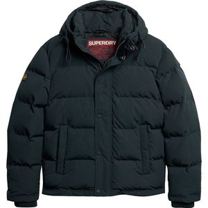 Superdry - M5011743A - Gewatteerd Jack - Bruin - Polyester - Lange Mouwen