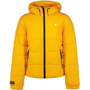 Superdry Gewatteerde Jas - Hooded Sports Puffr Jacket - Saffron Yellow