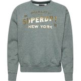 Superdry - Luxe Metallic Logo - Sweatshirt - Zwart - Katoen
