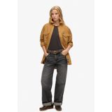 Superdry - W4010397A - Spijkerjasje - Bruin - Katoen