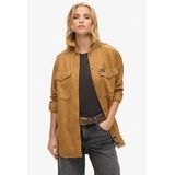 Superdry - W4010397A - Spijkerjasje - Bruin - Katoen