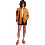 Superdry - W4010397A - Overshirt - Bruin - Katoen - Casual