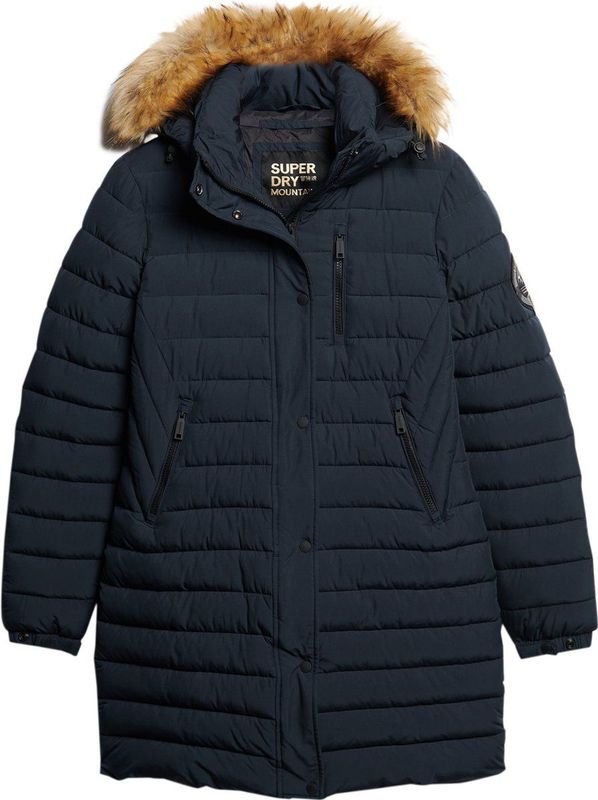 Superdry - SUPER FUJI JACKET - Donsjas - Zwart