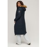 Superdry - Fuji Hooded Longline Puffer Coat - Gewatteerde Doudoune