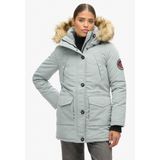 Superdry - Everest Faux Fur Parka - Abyss Khaki - Damesbovenkleding