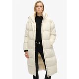 Superdry - W5011642A - Gewatteerde Lange Jas - Groen - Polyester - Duurzaam