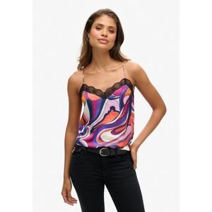 Superdry - Satijnen Hemdje - Delicaat Kant - Dames