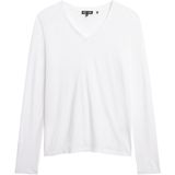 Superdry - Shirt - Wit - Lange Mouw - Losse Pasvorm