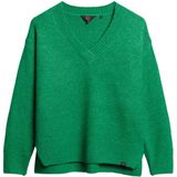 Superdry - W6110521A - Trui - Groen - Acryl - Lange Mouwen